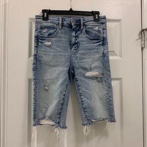 American Eagle super hi rise biker shorts sz 6